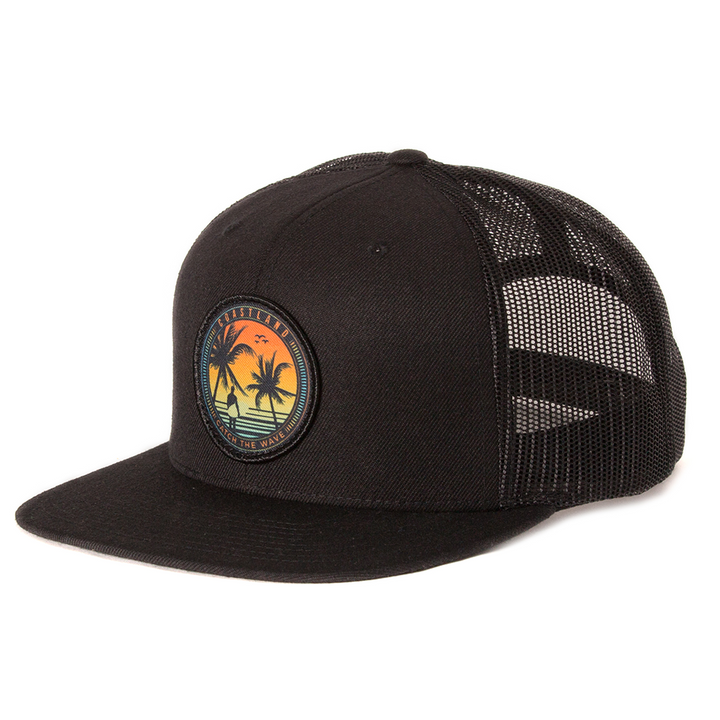 Catch The Wave Black Snapback