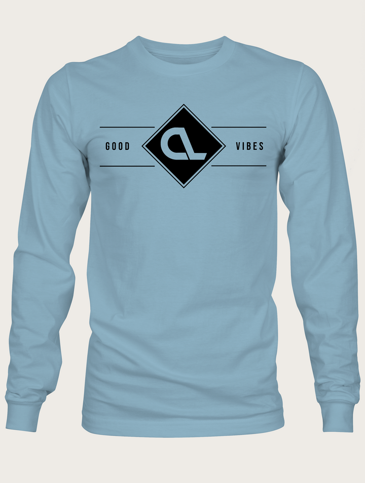 Light Blue Good Vibes Tee