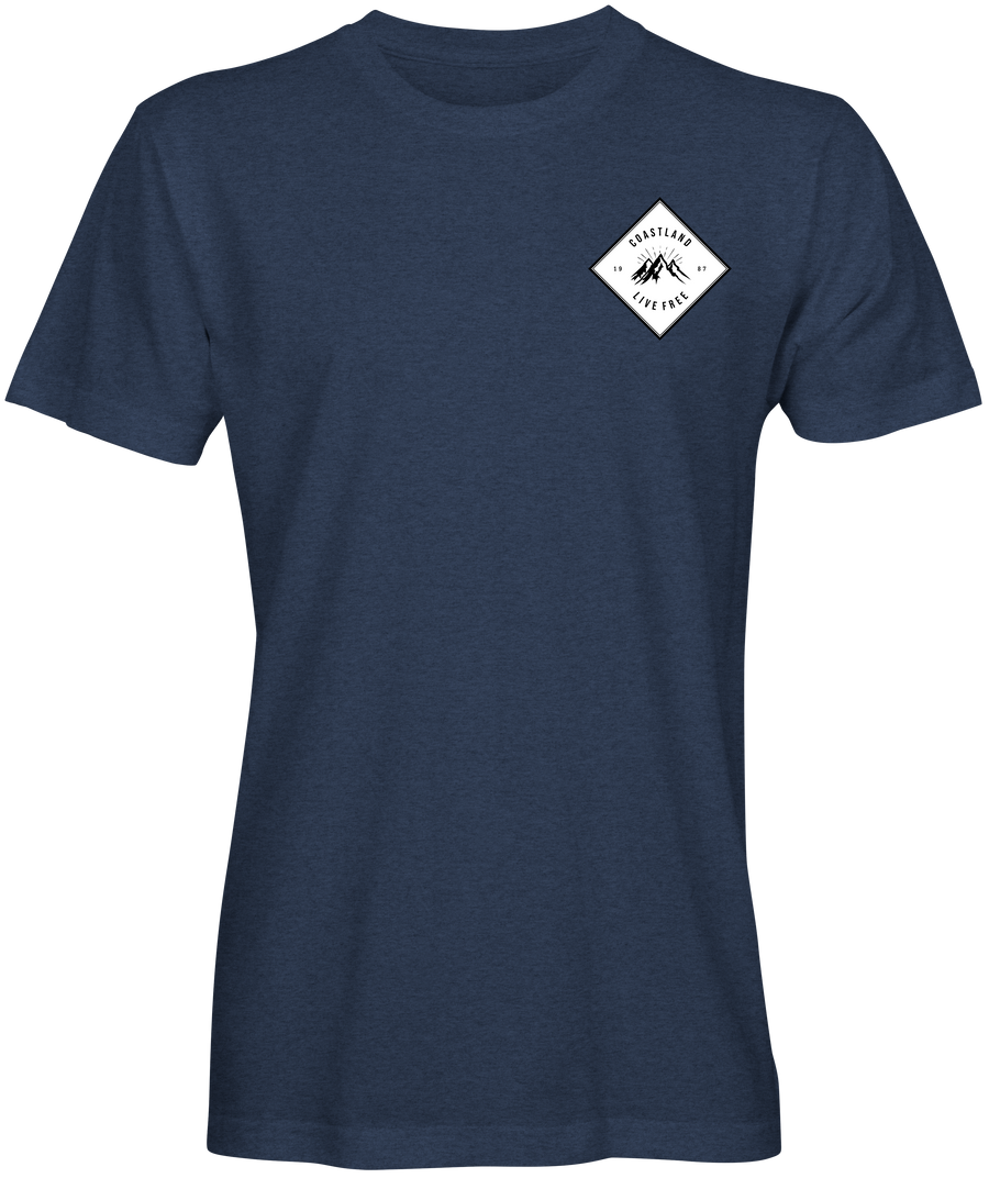 Heather Navy Wander Tee